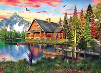 Eurographics Fishing Cabin 1000 Piece Puzzle