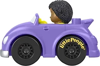 Fisher-Price Little People Wheelies Purple Convertible Toy Car