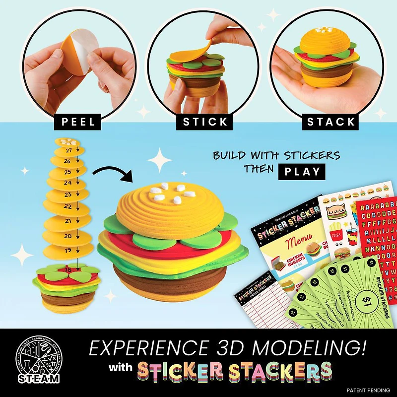 STICKER STACKERS - Fast Food