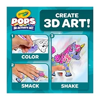Ensemble d'activités de personnages gonflables Crayola POPS 3D, Licornes