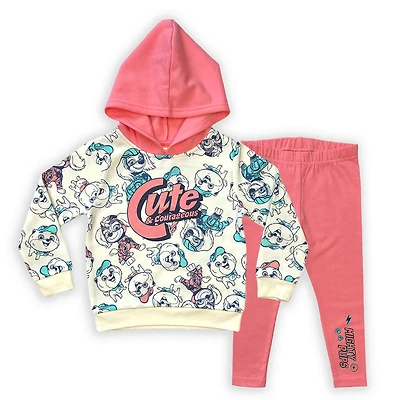 Paw Patrol Ensemble 2Pc Sweat À Capuche/Legging - Blanc Cassé