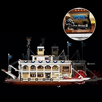LEGO Ideas River Steamboat 3D Puzzle for Adults - Room  Decor for Men and Women, Ages 18+ - 21356