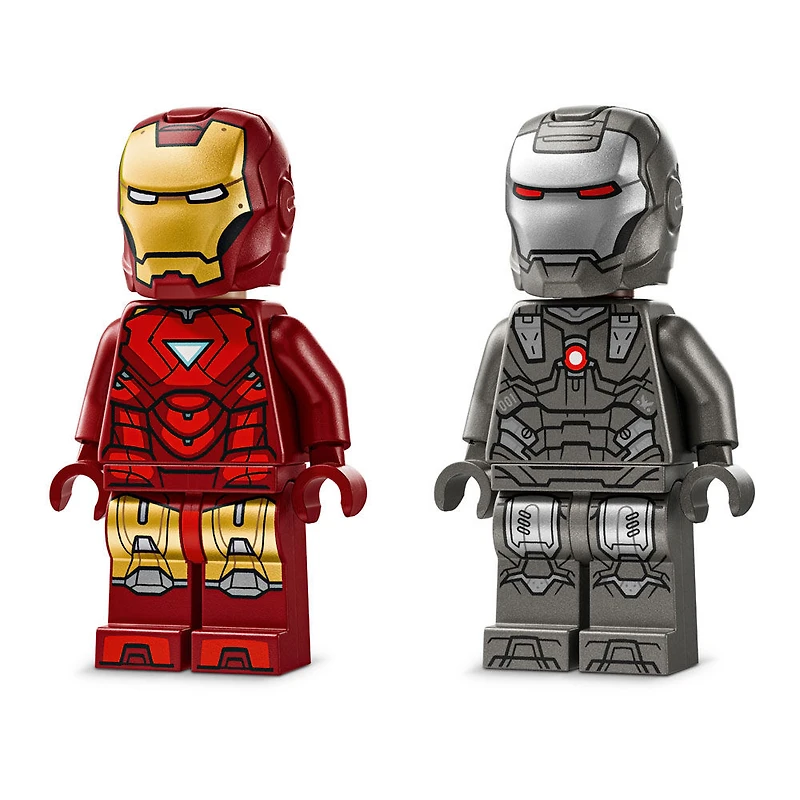 LEGO Marvel Iron Man & War Machine vs. Hammer Drones Building Toy for Boys & Girls, Ages 7+ - 76320