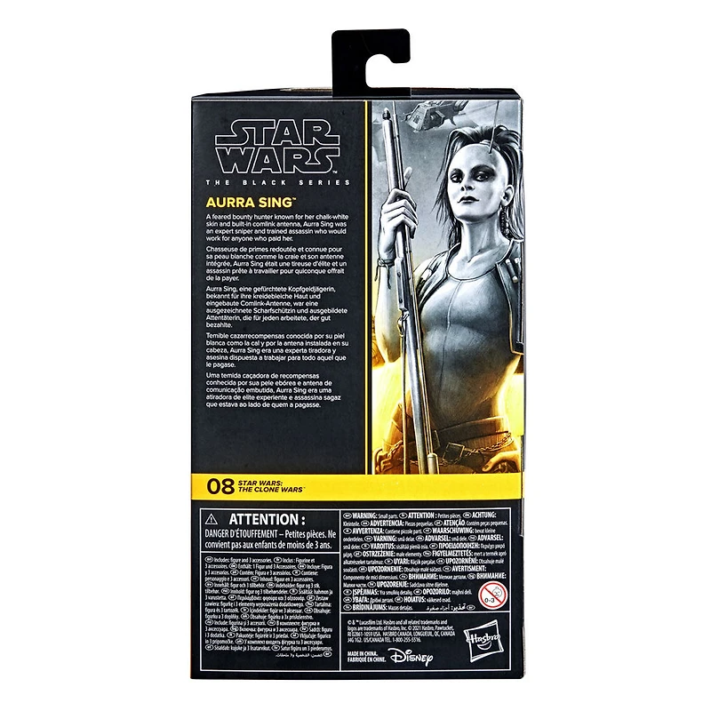 Star Wars The Black Series Aurra Sing 6-Inch-Scale Star Wars: The Clone Wars Action Figure