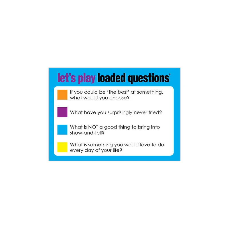 Loaded Questions - Édition anglaise