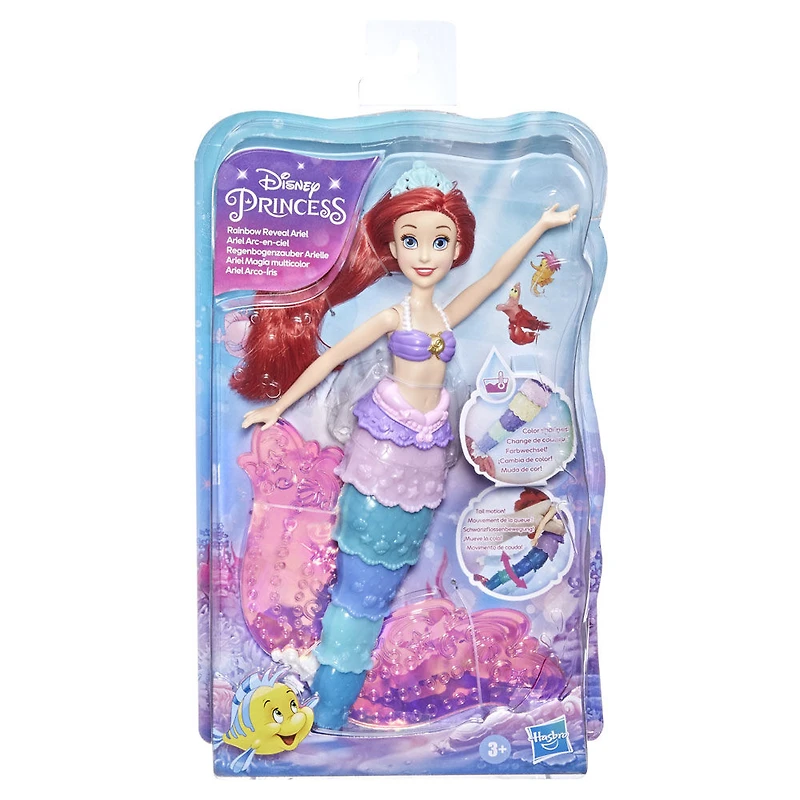 Disney Princesses Ariel Arc-en-ciel, change de couleur