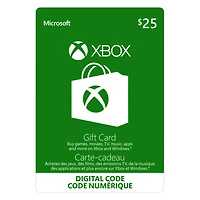 Xbox Live - Gift Card $25 CAD [télécharger]