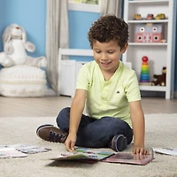 Melissa & Doug sur le pouce Make-a-Face autocollant réutilisable Pad voyage jouet livre d'activités - animaux de la ferme