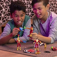 DC Comics, Figurine articulée The Flash de 10 cm avec 3 accessoires mystère