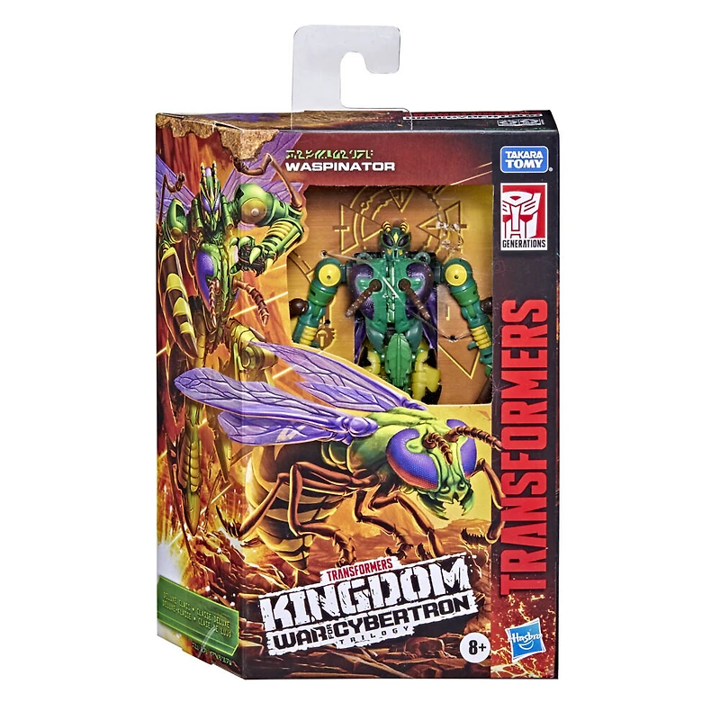 Transformers Generations War for Cybertron: Kingdom, figurine WFC-K34 Waspinator classe Deluxe
