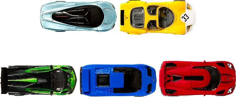 Hot Wheels- Premium - Car Culture - Exotic Envy, 5 véhicules