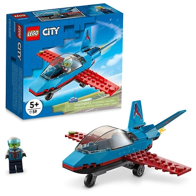 LEGO City Stunt Plane 60323 Building Kit (59 Pieces)