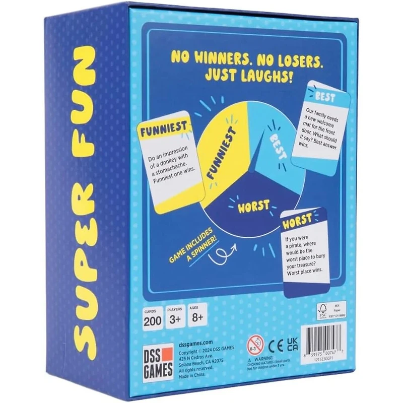 Dss Games - The Super Fun Family Time Games - Édition anglaise