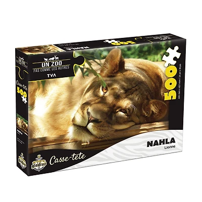 Puzzle Un zoo pas comme les autres - Nahla - 500 pcs - French Edition