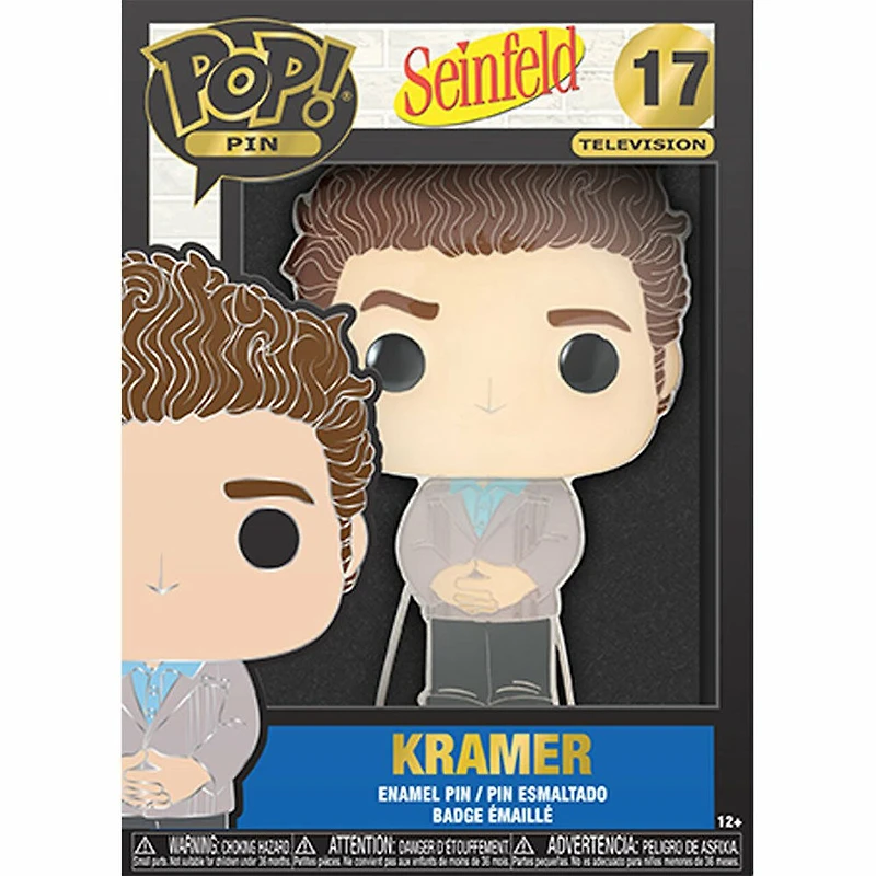 Badge émaillé Kramer par Funko Pop! Seinfeld
