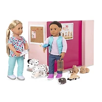 Ensemble Clinique vétérinaire pour poupée 46 cm, Healthy Paws Vet Clinic, Our Generation