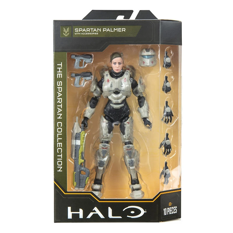 Figurine Halo - Collection Spartan -  Spartan Palmer avec accessoires