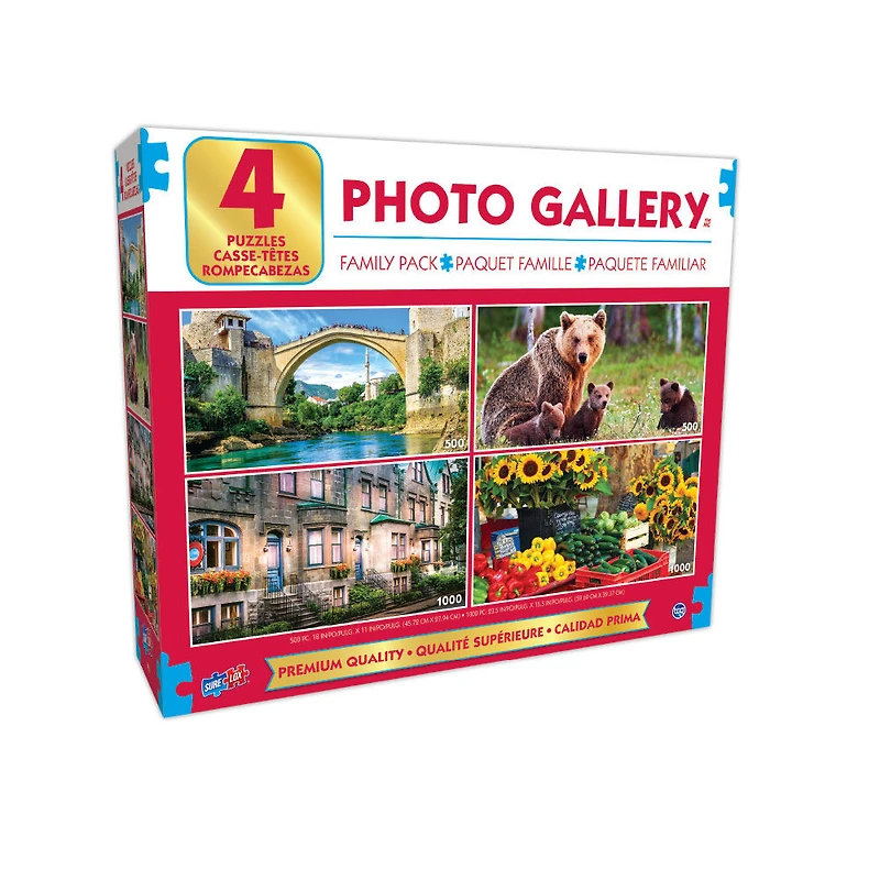 Assortiment De Casse-Têtes De Galerie D'Art/Photo 4 En 1