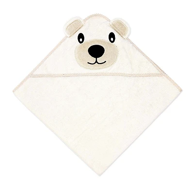 Baby Mode Signature Serviette à capuchon ours beige