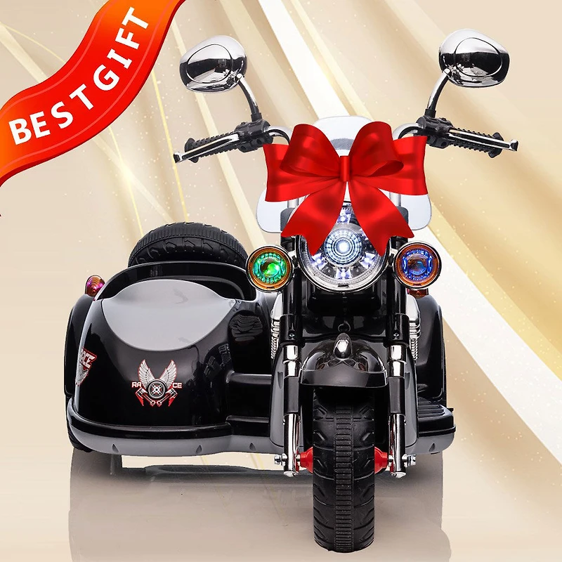 Voltz Toys Moto 12V électrique 2 places à chevaucher