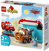LEGO DUPLO  Les Bagnoles Disney et Pixar Le lave-auto amusant de Flash McQueen et Mater (29 pièces)