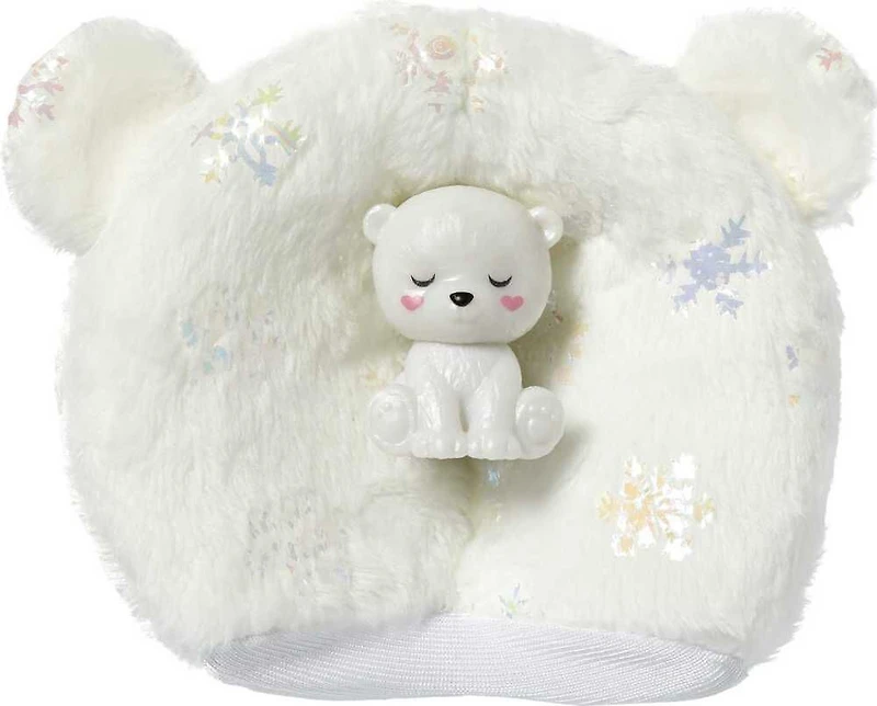 Barbie Cutie Reveal Snowflake Sparkle Doll - Polar Bear Plush Costume