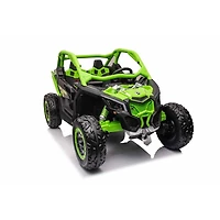 KIDSVIP Can-Am Maverick 2X24V Buggy UTV 4X4 pour enfants et tout-petits avec RC