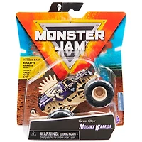 Monster Jam, Monster truck Mohawk Warrior officiel, véhicule en métal moulé, série Bone Yard Trucks, échelle 1:64