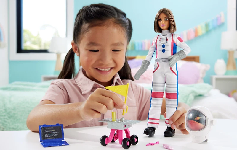 Barbie Carrières 65 eanniversaire Astronaute et 10 accessoires