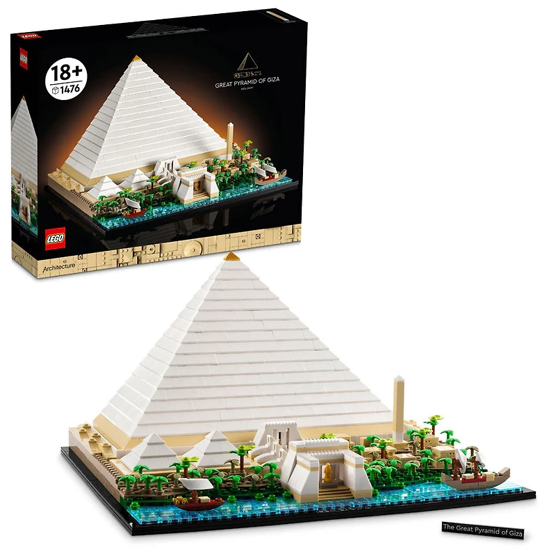 LEGO Architecture La Grande Pyramide de Gizeh 21058 Ensemble de construction (1 476 pièces)