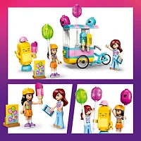 LEGO Friends Le Kiosque de Crème Glacée et de Ballons - Jouet de Simulation - 2 Minipoupées, des Ballons et un Vélo - 42692