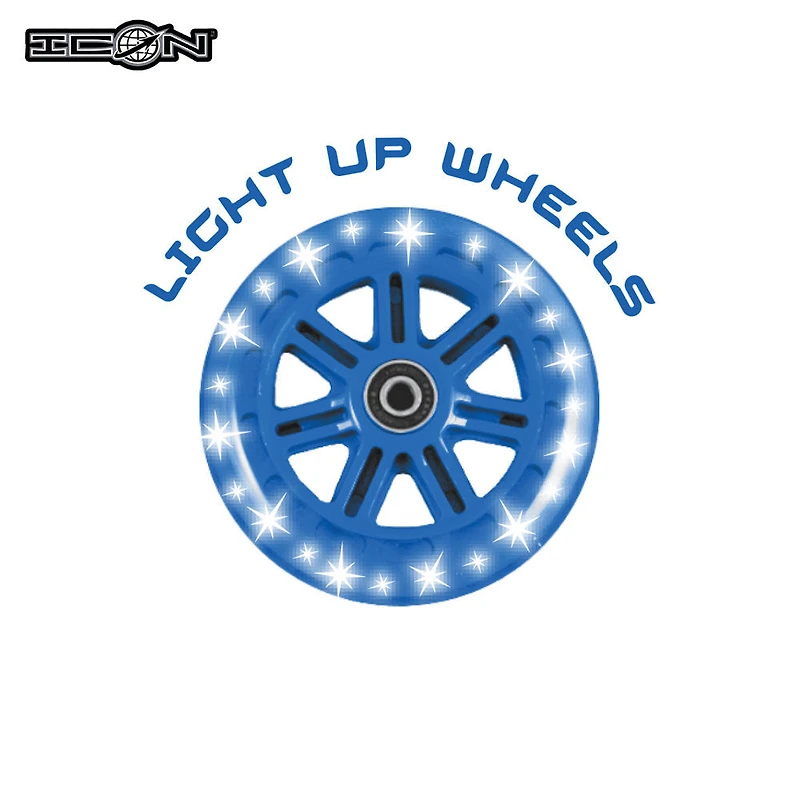 Icon Elite 100Mm Light Up Wheel Scooter