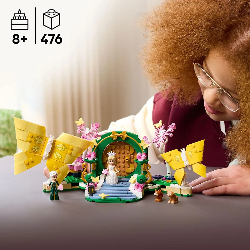 LEGO Wicked Glinda's Wedding Day Set, Butterfly Toy Inspires Role-Play Activities for Kids 75688
