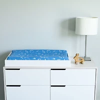 Housse de Matelas à Langer en Mousseline de Coton Red Rover - Star Gaze - Notre exclusivité