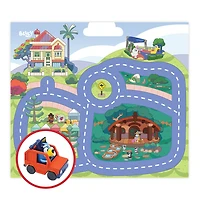 Bluey Imaginmat Felt Playmat With 1 Vehicle