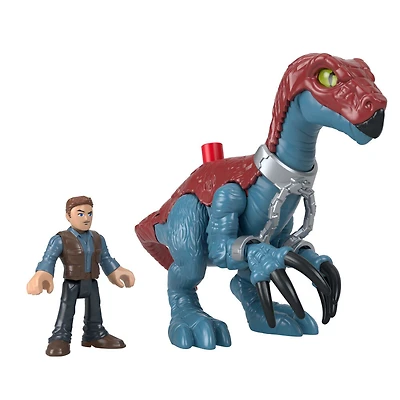 Imaginext - Jurassic World - Therizinosaurus et Owen