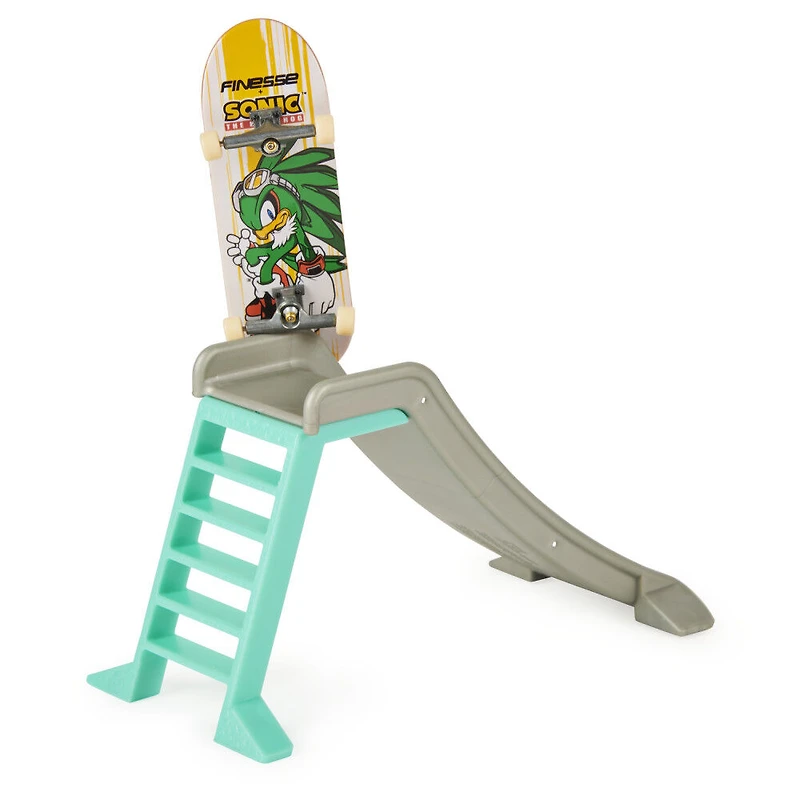 Tech Deck, Street Hits, Fingerboard Finesse Skateboards avec obstacle toboggan