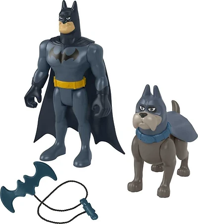 Fisher-Price DC League of Super-Pets Batman and Ace Figure Set 