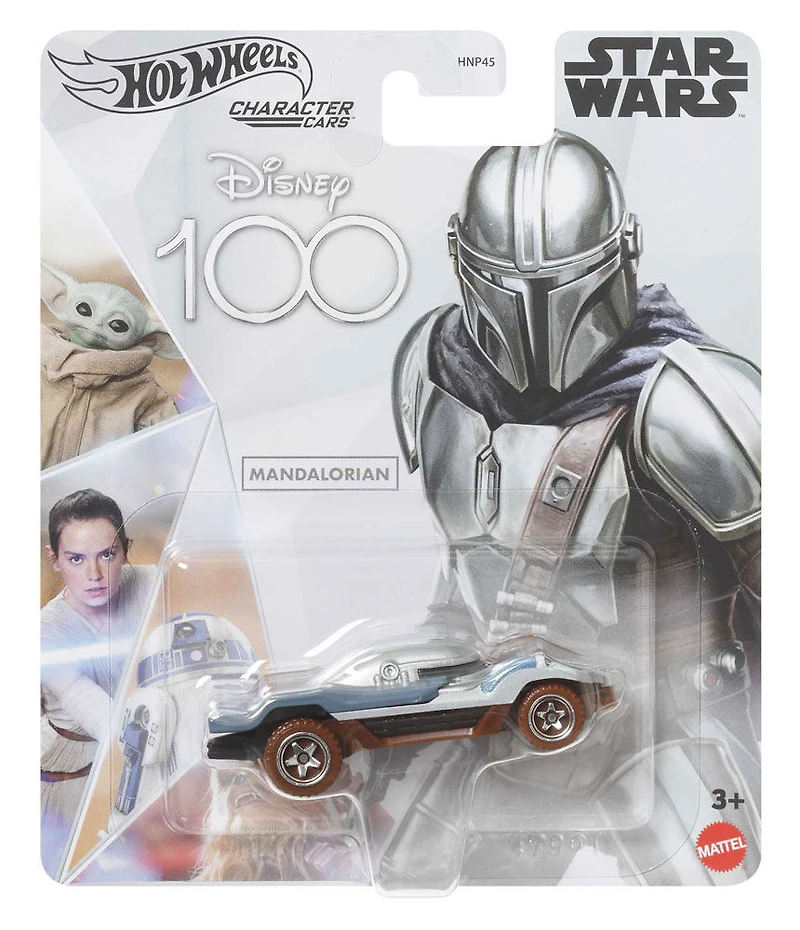 Hot Wheels Character Cars Disney 100 Star Wars the Mandalorian 1:64 Véhicule de collection