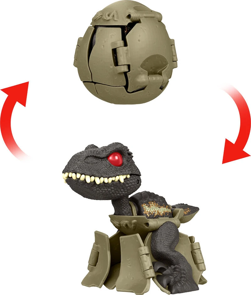 Jurassic World Transformation Féroce Éclosions cachées uf en Indoraptor