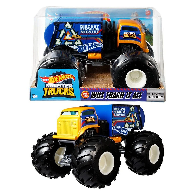 Hot Wheels Monster Trucks Will Trash It All