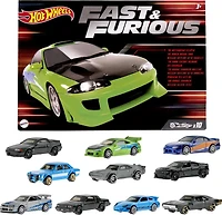 Hot Wheels-10Véhicules FastetFurious-Coffret