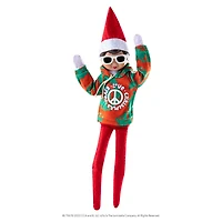 Elf On The Shelf - Chandail à capuche Peace and Love Claus Couture