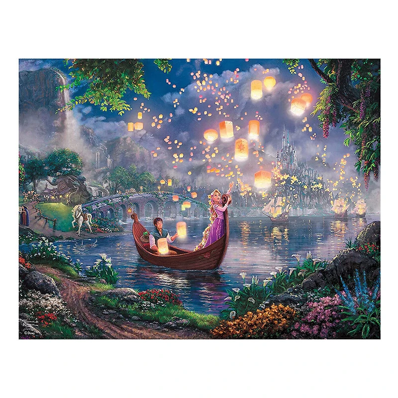 Ceaco Thomas Kinkade: Disney 4 en 1 puzzle multipack