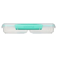 Sistema To Go Multi Split Meal & Food Container with Dividers & Clips, 820 mL, Colour May Vary