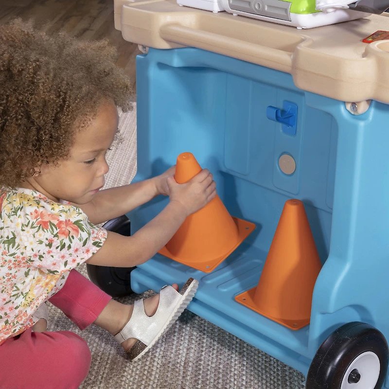 Marché Stop and Go Market de Step2 - Bleu