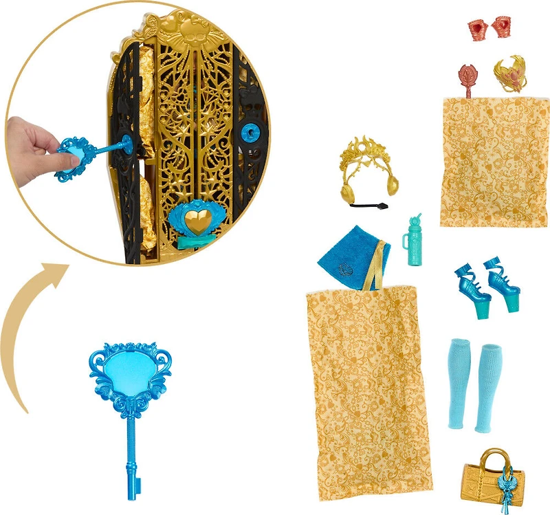 Monster High-Monstrueux Secrets Cleo de Nile-Coffret