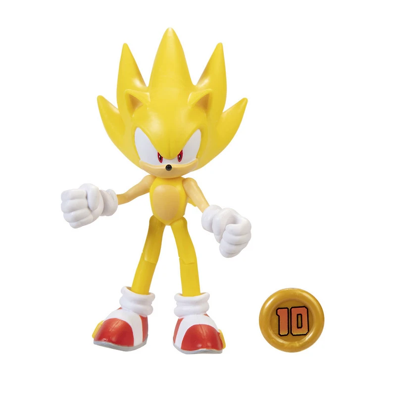  Figurine Sonic de 4 pouces - Docteur Eggman avec Poste de contrôle