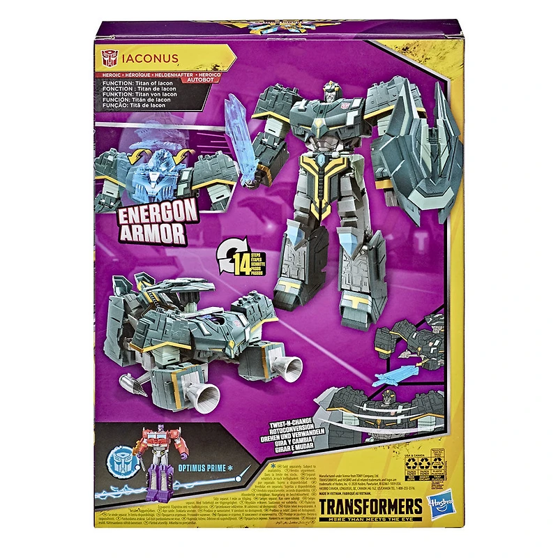 Transformers Bumblebee Cyberverse Adventures Toys Ultimate Class Iaconus Action Figure