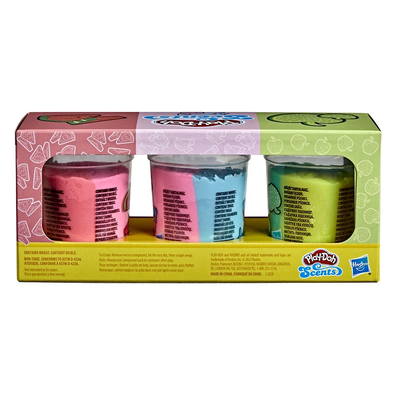 Play-Doh Scents 3-Pack of Candy Scented Modeling Compound, 4-Ounce Cans, Non-Toxic